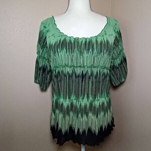 Axcess by Liz Claiborne 3/4 sleeve blouse Size L
